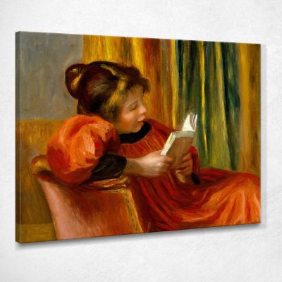 Girl Reading Pierre-Auguste Renoir par10 canvas print 