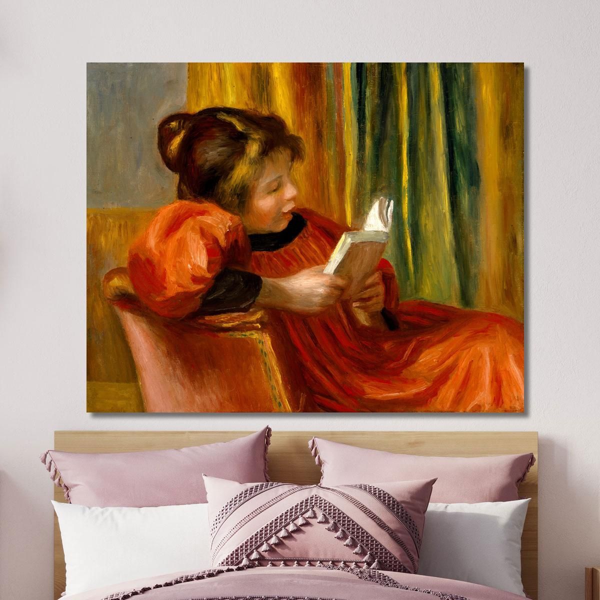 Girl Reading Pierre-Auguste Renoir par10 canvas print 