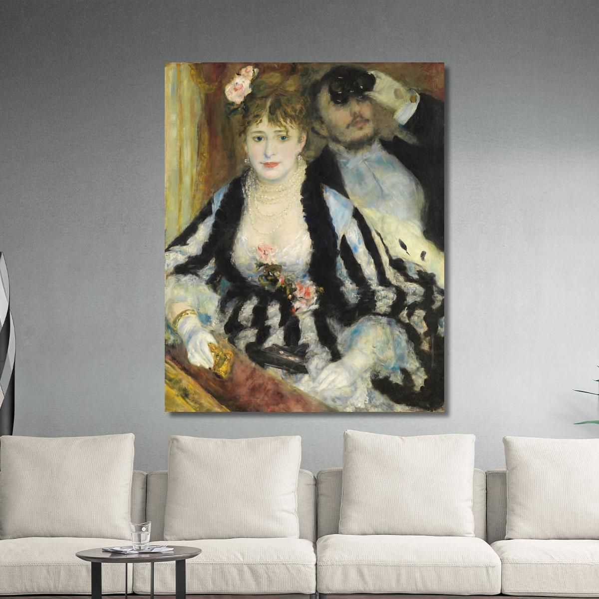 La Loge Theatre Box Pierre-Auguste Renoir par13 canvas print 