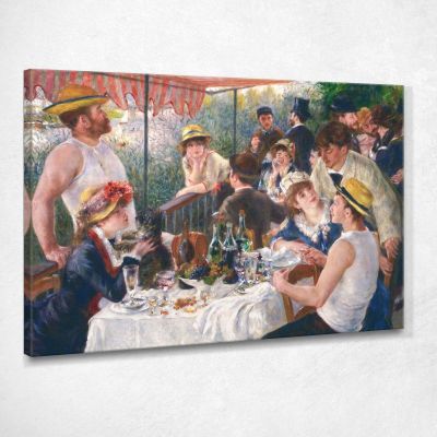 Luncheon Of The Boating Party Pierre-Auguste Renoir par17 canvas print 