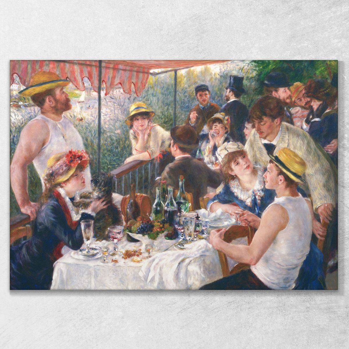 Luncheon Of The Boating Party Pierre-Auguste Renoir par17 canvas print 