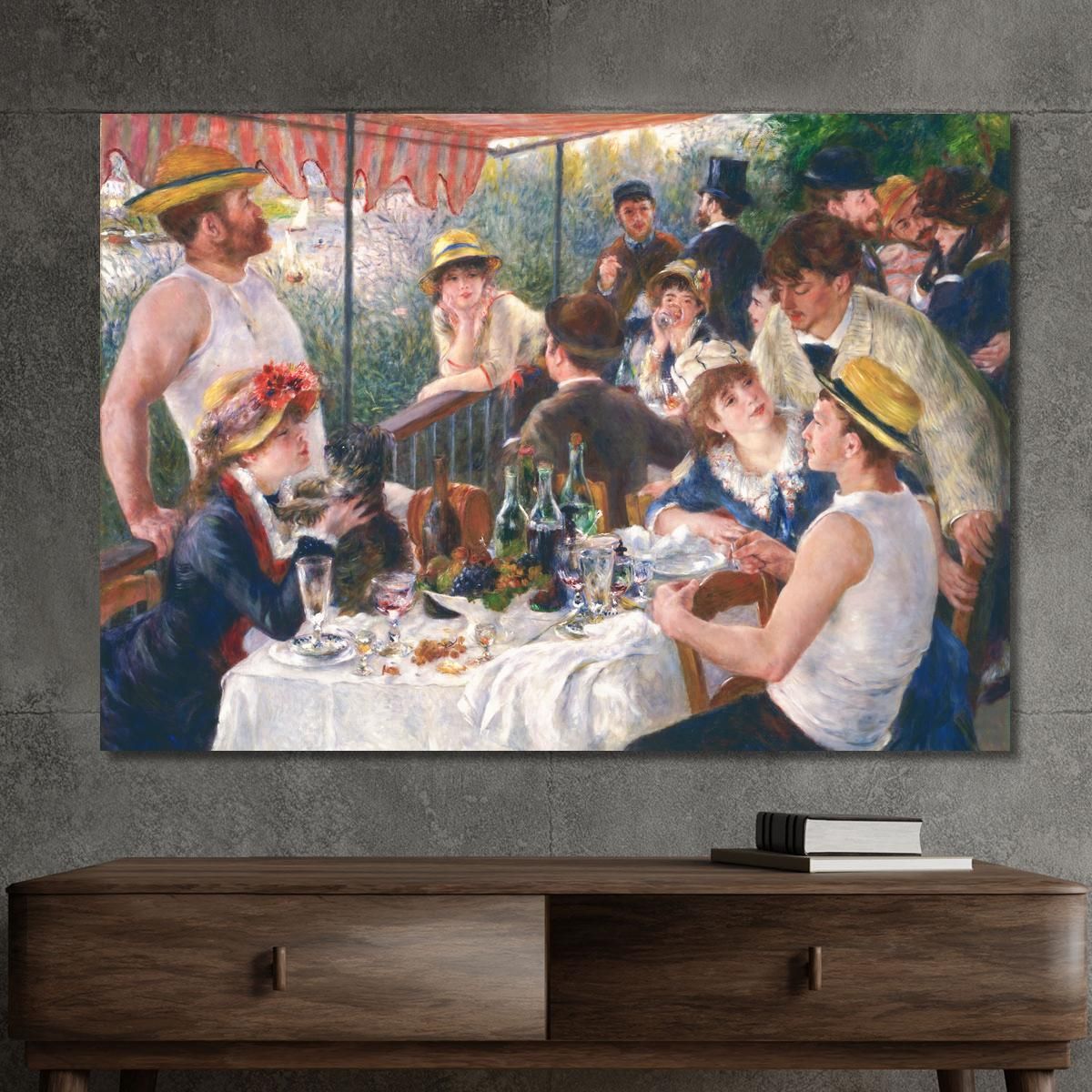 Luncheon Of The Boating Party Pierre-Auguste Renoir par17 canvas print 