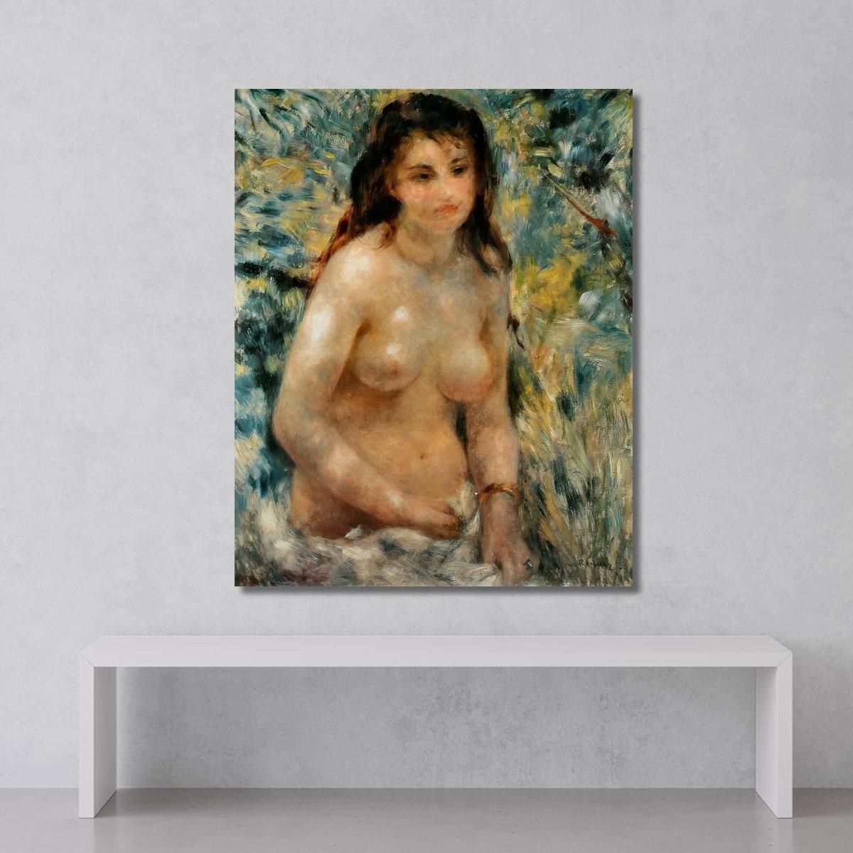 Nude In The Sun Pierre-Auguste Renoir par18 canvas print 