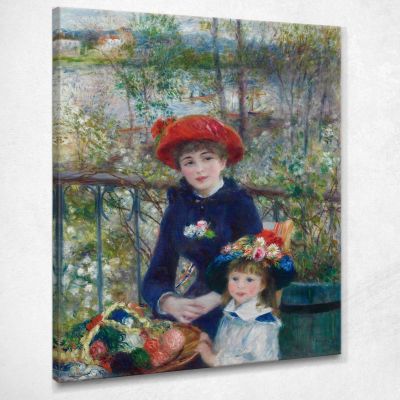 On The Terrasse Pierre-Auguste Renoir par19 canvas print 