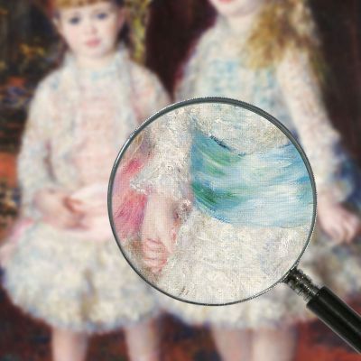 Pink And Blue – The Cahen D´Anvers Girls Pierre-Auguste Renoir par20 canvas print