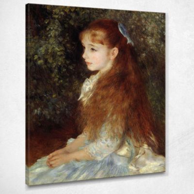 Portrait Of Mademoiselle Irène Cahen D'Anvers Pierre-Auguste Renoir par21 canvas print 