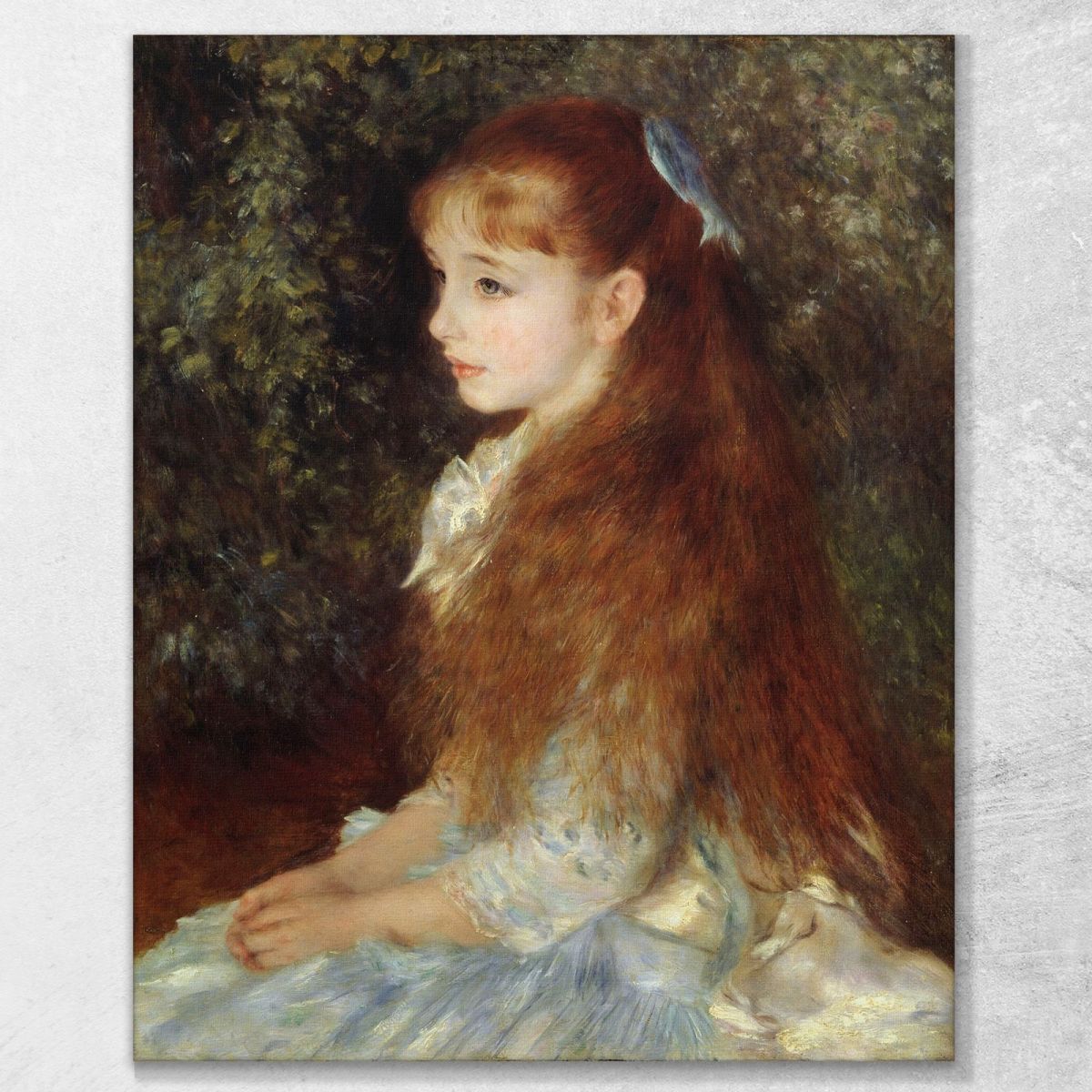 Portrait Of Mademoiselle Irène Cahen D'Anvers Pierre-Auguste Renoir par21 canvas print 