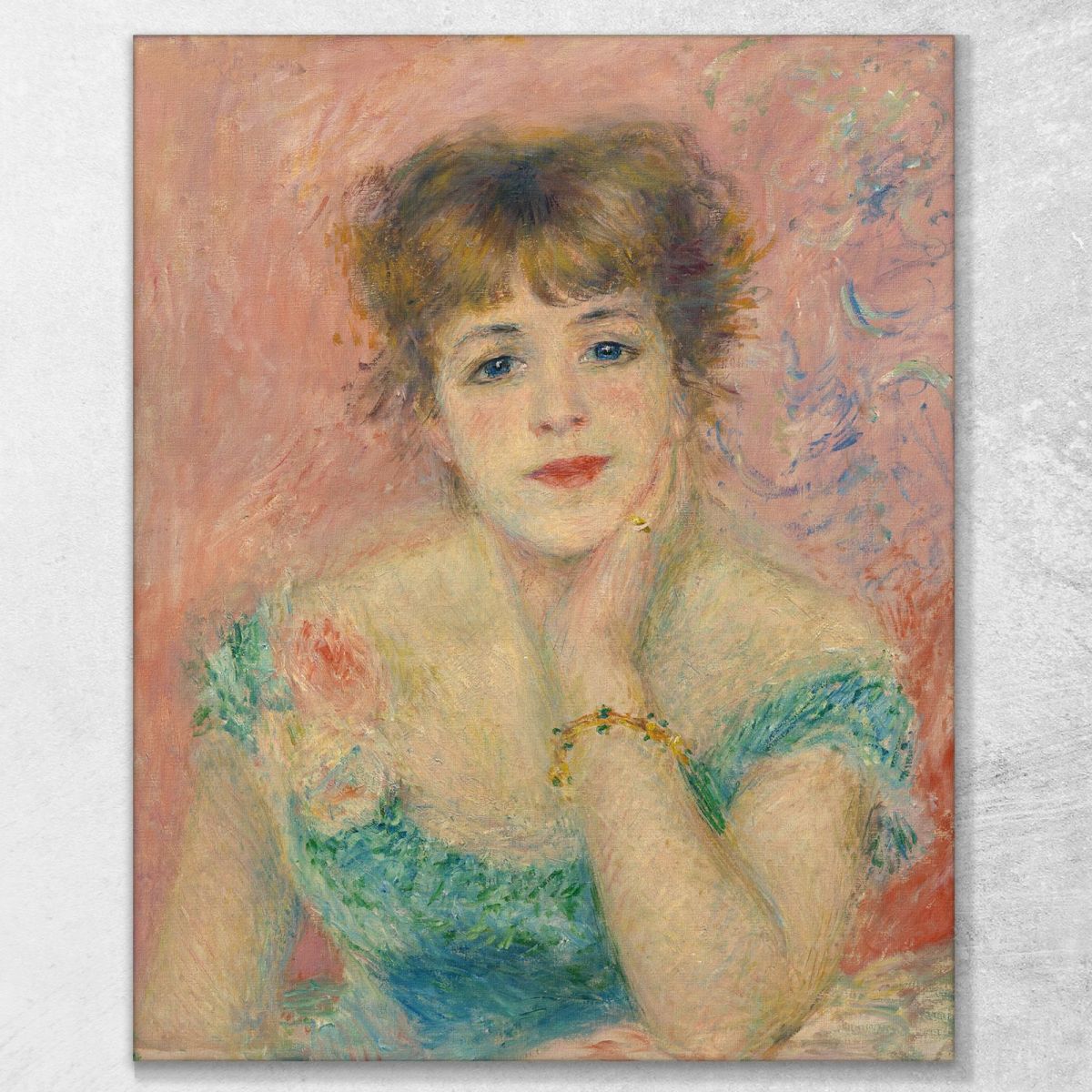 Portrait Of Jeanne Samary Pierre-Auguste Renoir par22 canvas print 