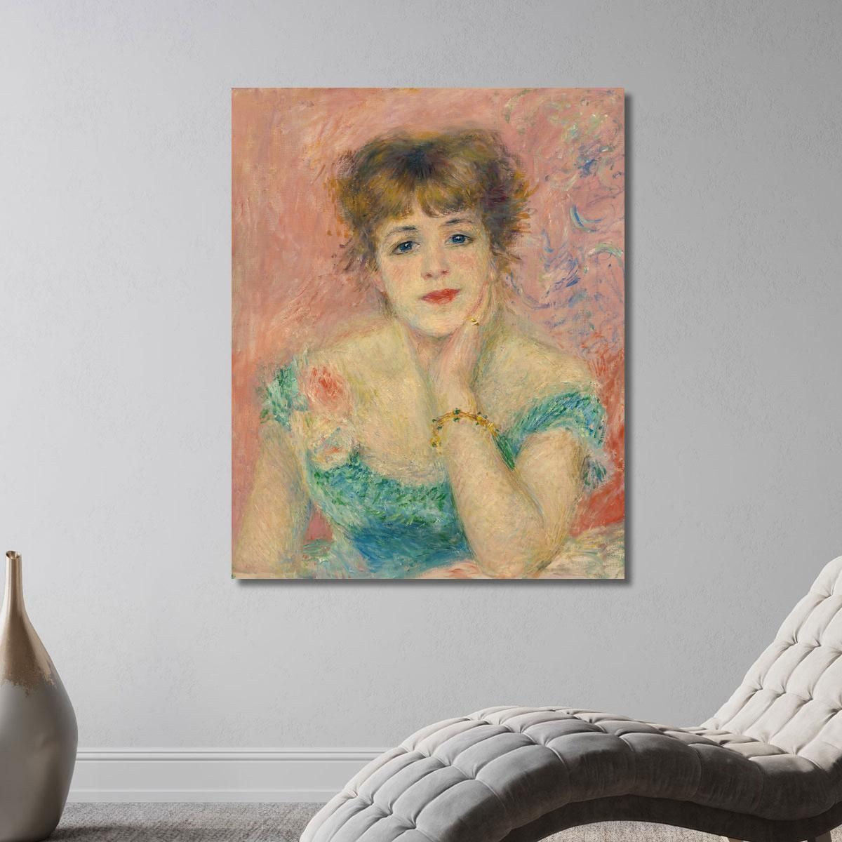 Portrait Of Jeanne Samary Pierre-Auguste Renoir par22 canvas print 