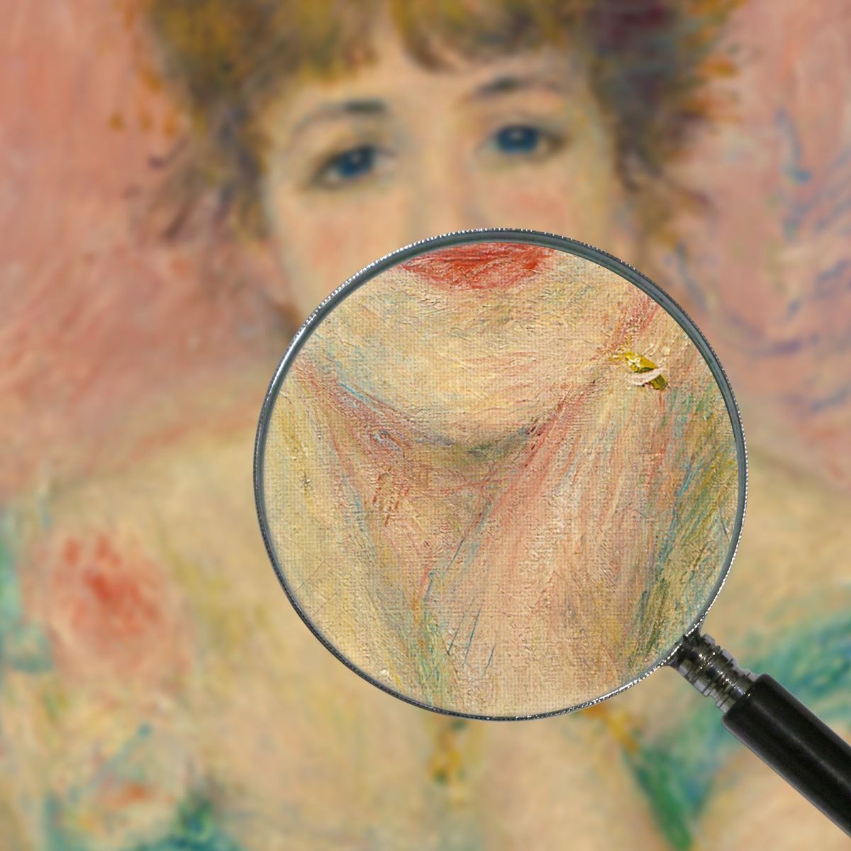 Portrait Of Jeanne Samary Pierre-Auguste Renoir par22 canvas print