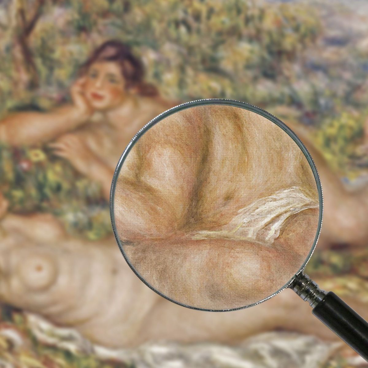 The Bathers Pierre-Auguste Renoir par24 canvas print