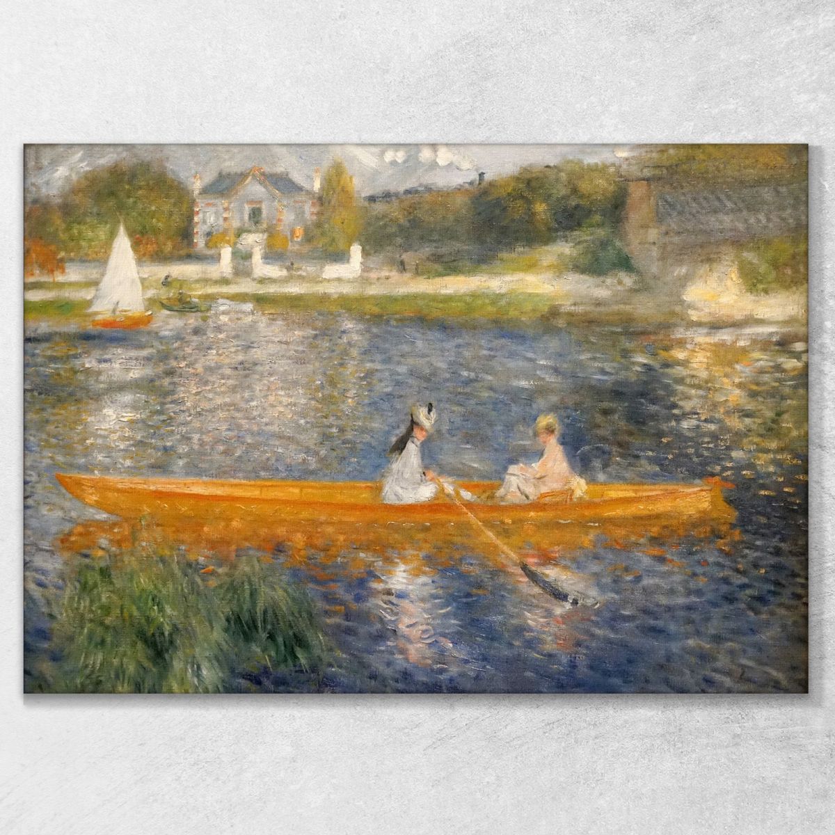 The Skiff Pierre-Auguste Renoir par27 canvas print 