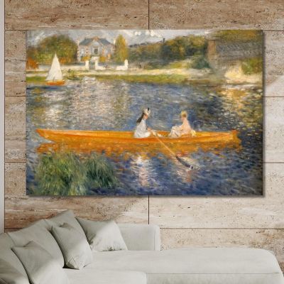 The Skiff Pierre-Auguste Renoir par27 canvas print 