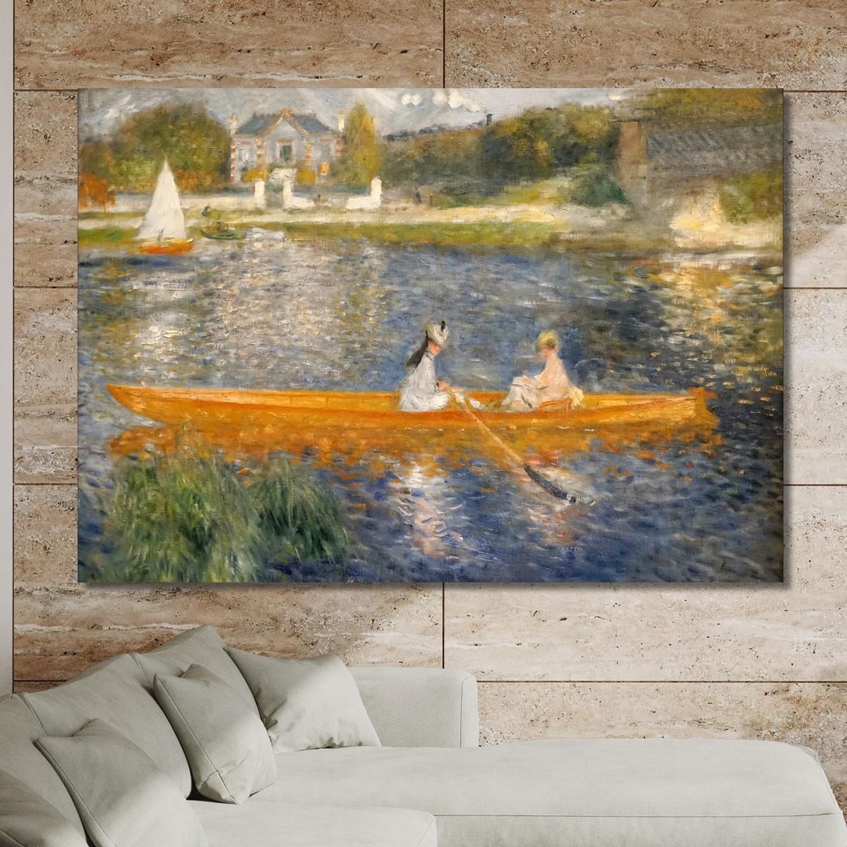 The Skiff Pierre-Auguste Renoir par27 canvas print 