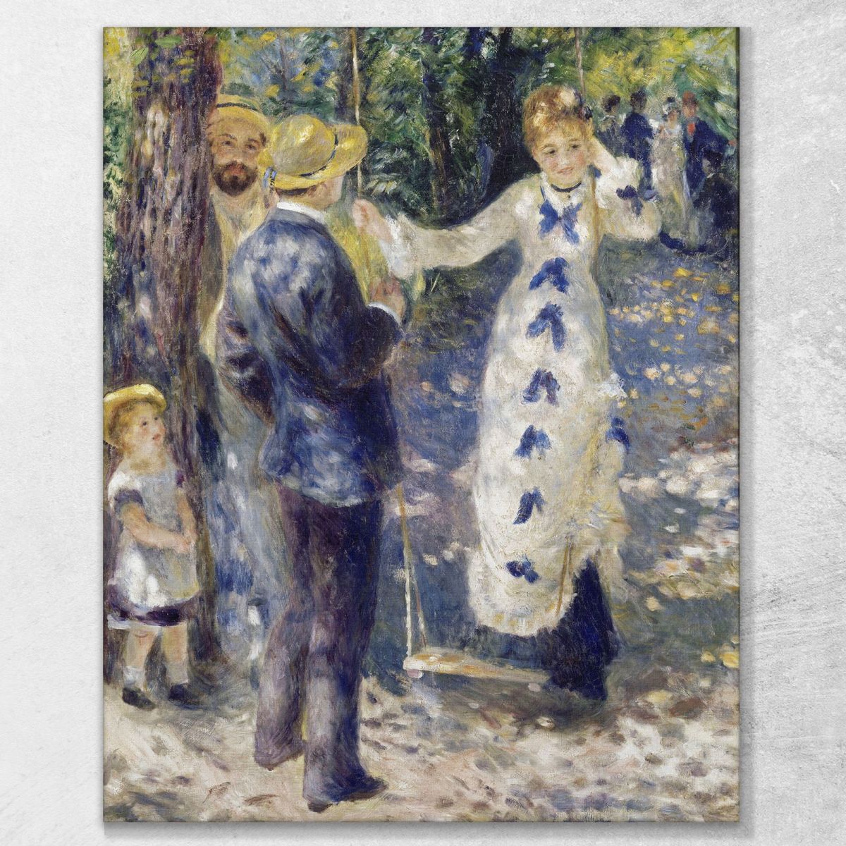 Swing-Renoir Pierre-Auguste Renoir par28 canvas print 