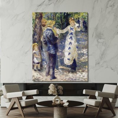 Swing-Renoir Pierre-Auguste Renoir par28 canvas print 