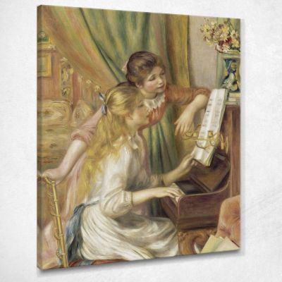 Young Girls At The Piano Pierre-Auguste Renoir par31 canvas print 