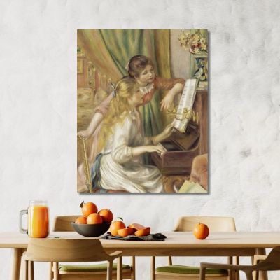 Young Girls At The Piano Pierre-Auguste Renoir par31 canvas print 