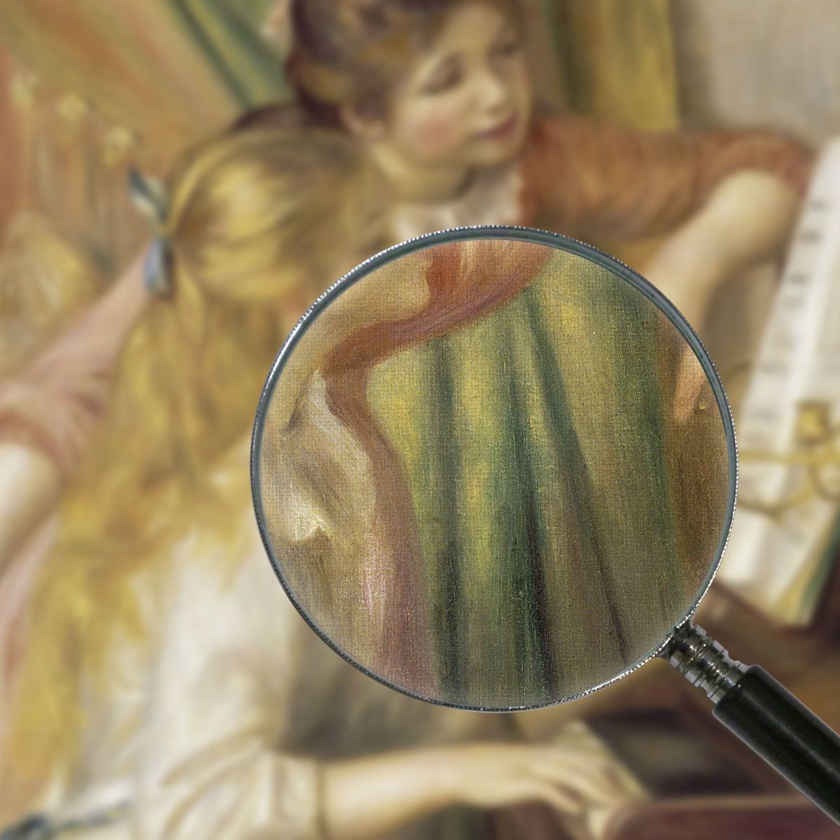 Young Girls At The Piano Pierre-Auguste Renoir par31 canvas print
