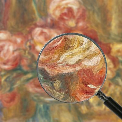Vase Of Roses Pierre-Auguste Renoir par33 canvas print
