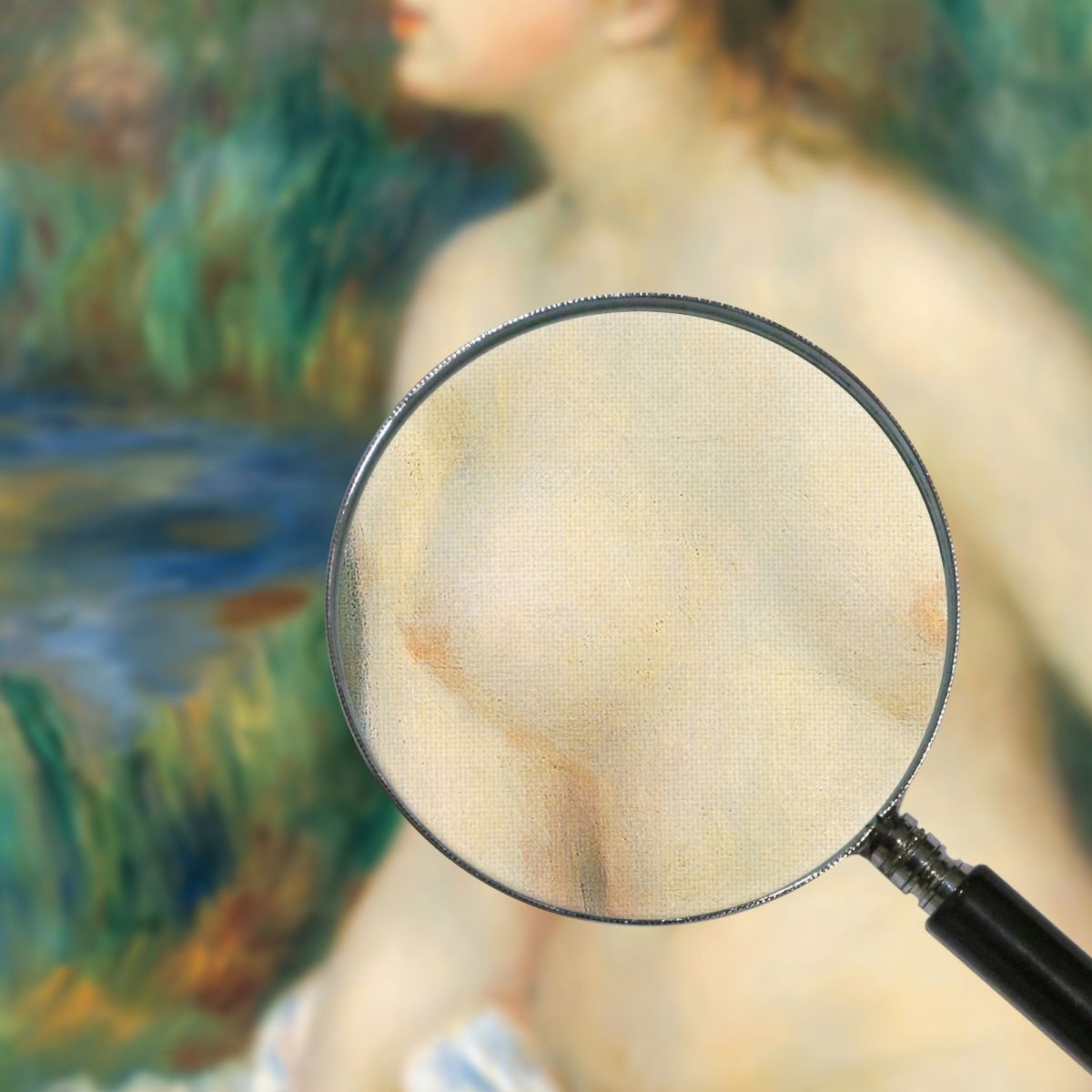 Bather 1891 Pierre-Auguste Renoir par38 canvas print