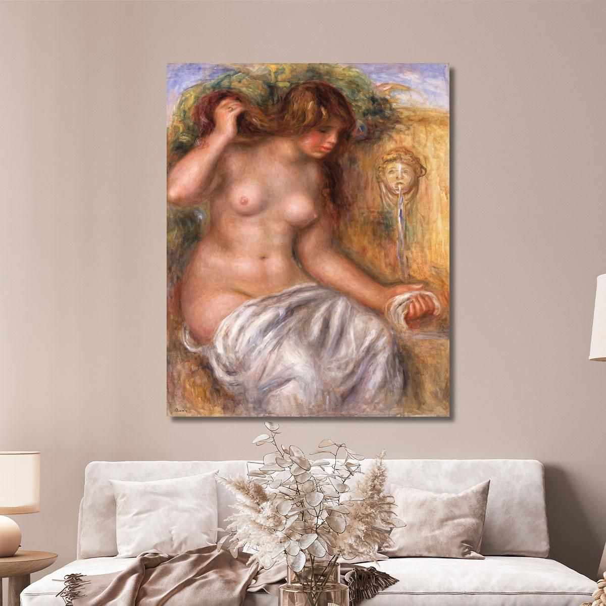 The Source 1910 Pierre-Auguste Renoir par44 canvas print 