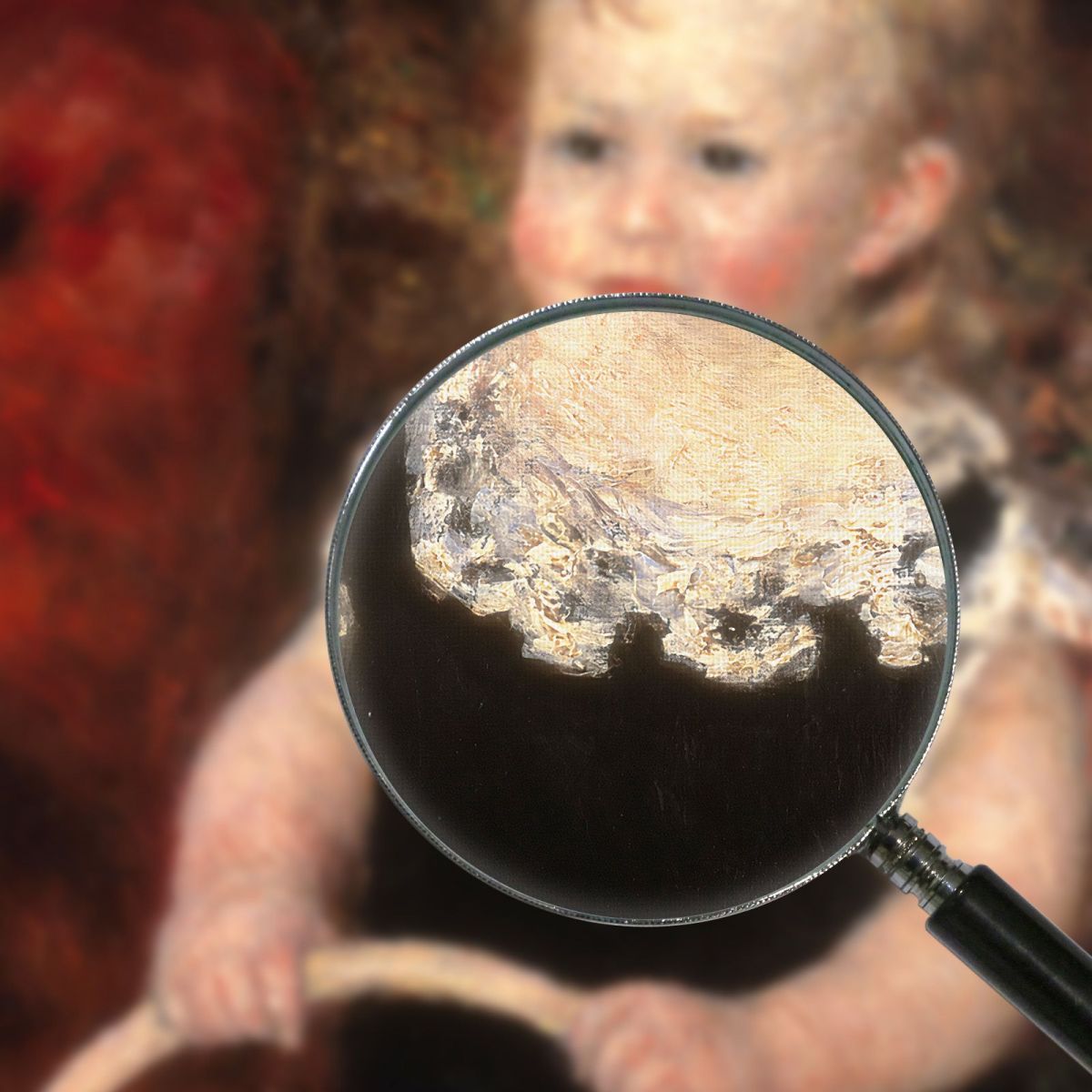 Child With Hoop 1875 Pierre-Auguste Renoir par45 canvas print