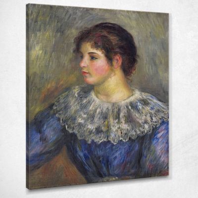 Bust Portrait Of A Young Woman Pierre-Auguste Renoir par49 canvas print 