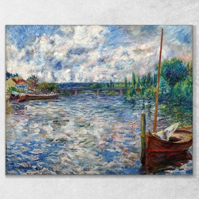 The Seine At Chatou 1874 Pierre-Auguste Renoir par50 canvas print 