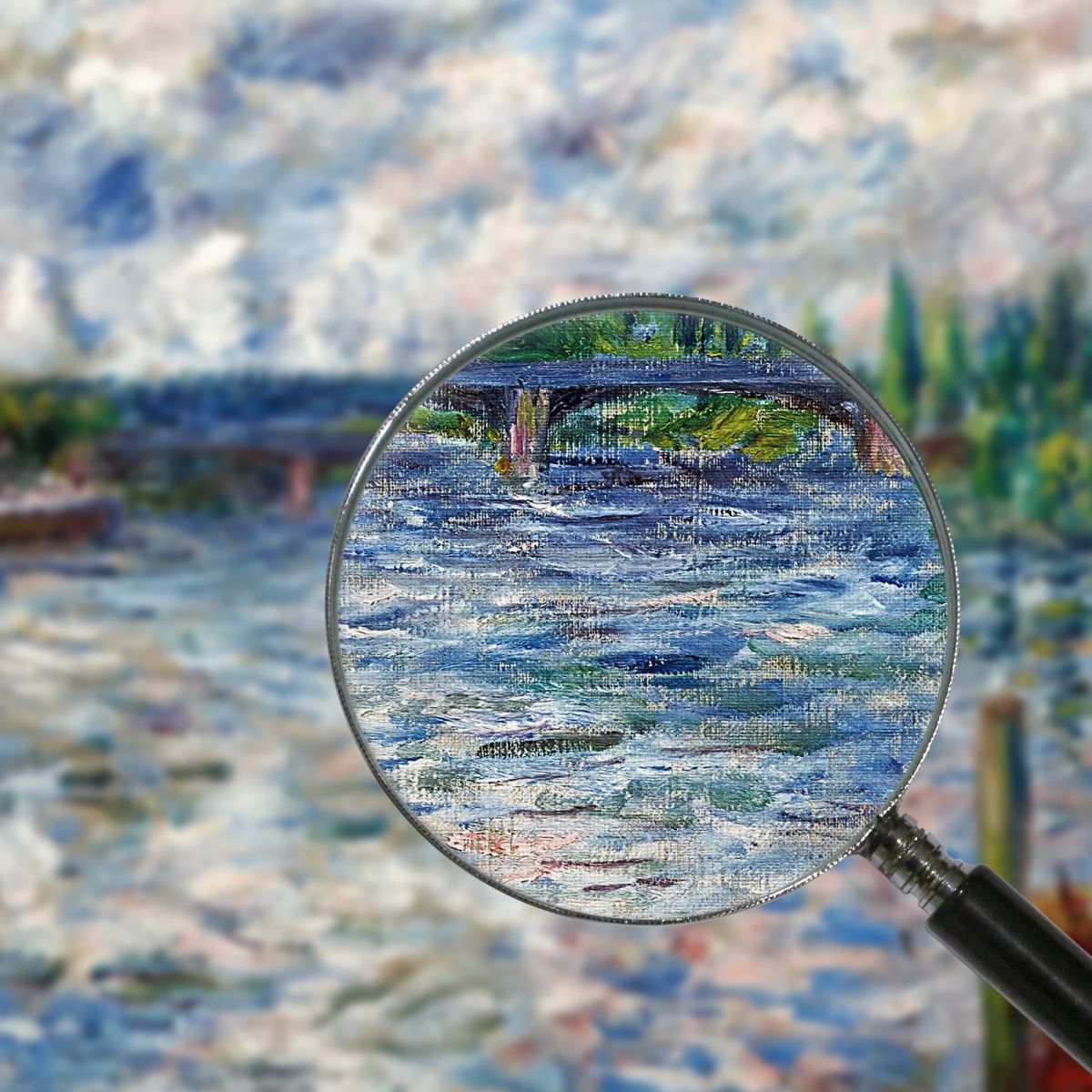 The Seine At Chatou 1874 Pierre-Auguste Renoir par50 canvas print