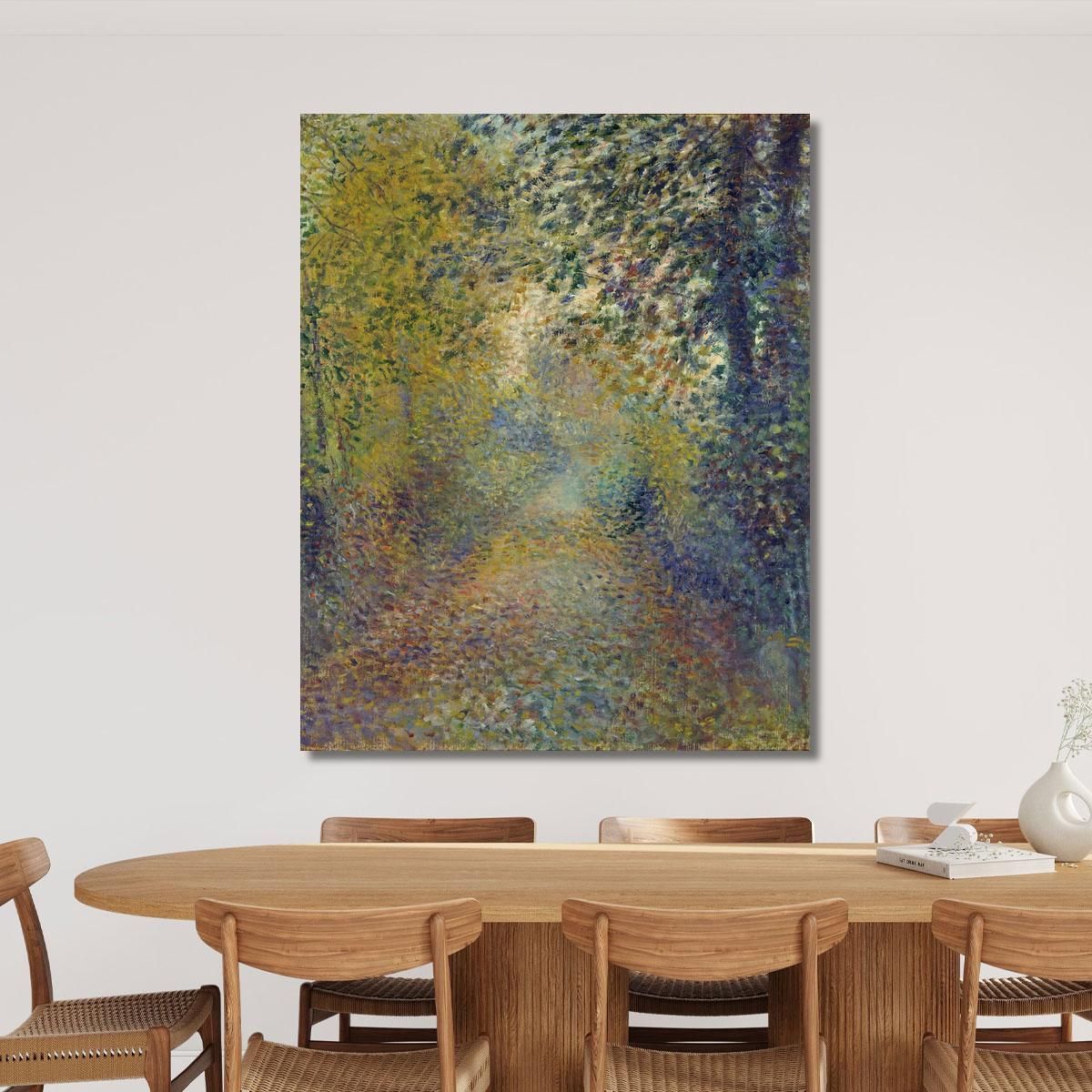 In The Woods 1880 Pierre-Auguste Renoir par57 canvas print 