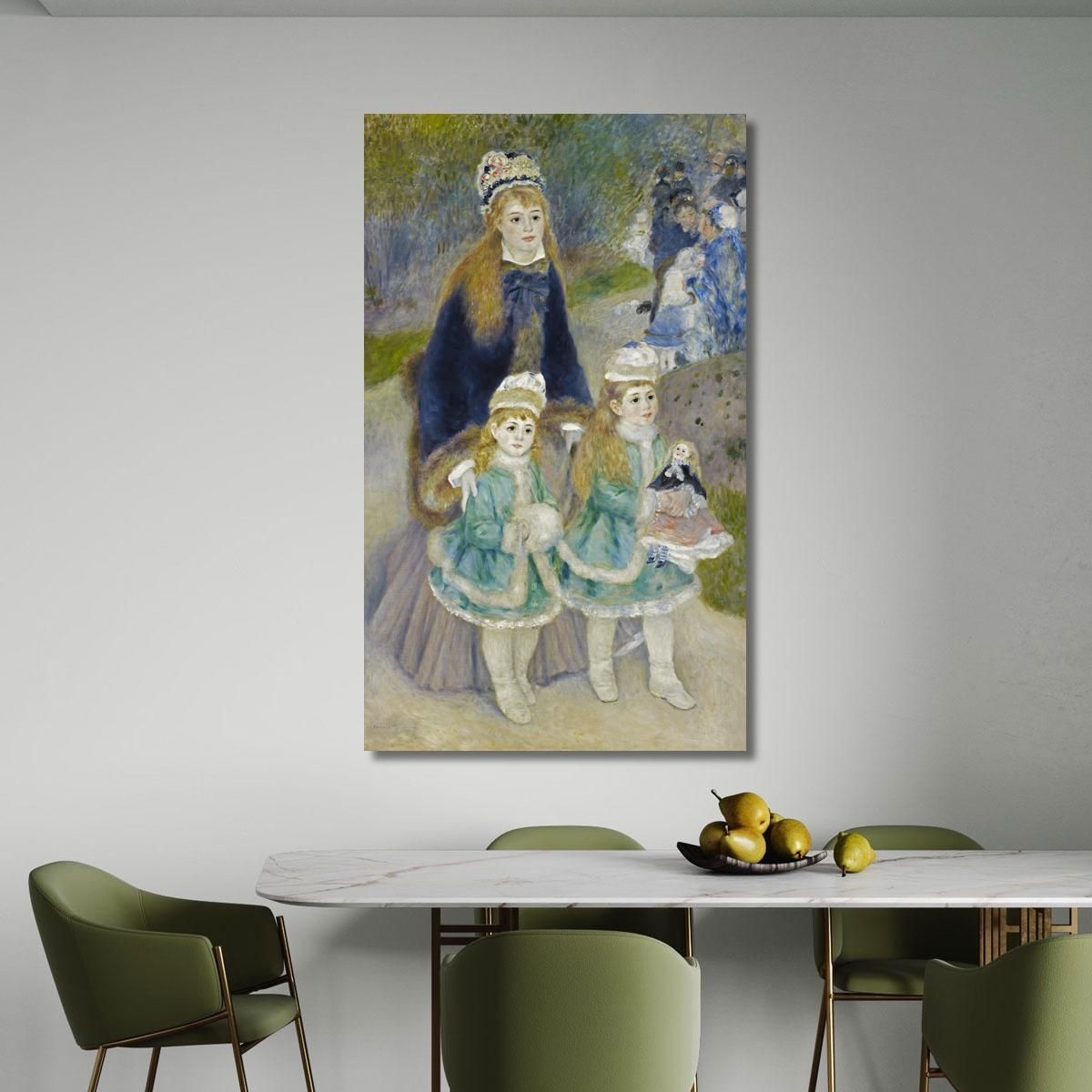 The Walk Pierre-Auguste Renoir par60 canvas print 