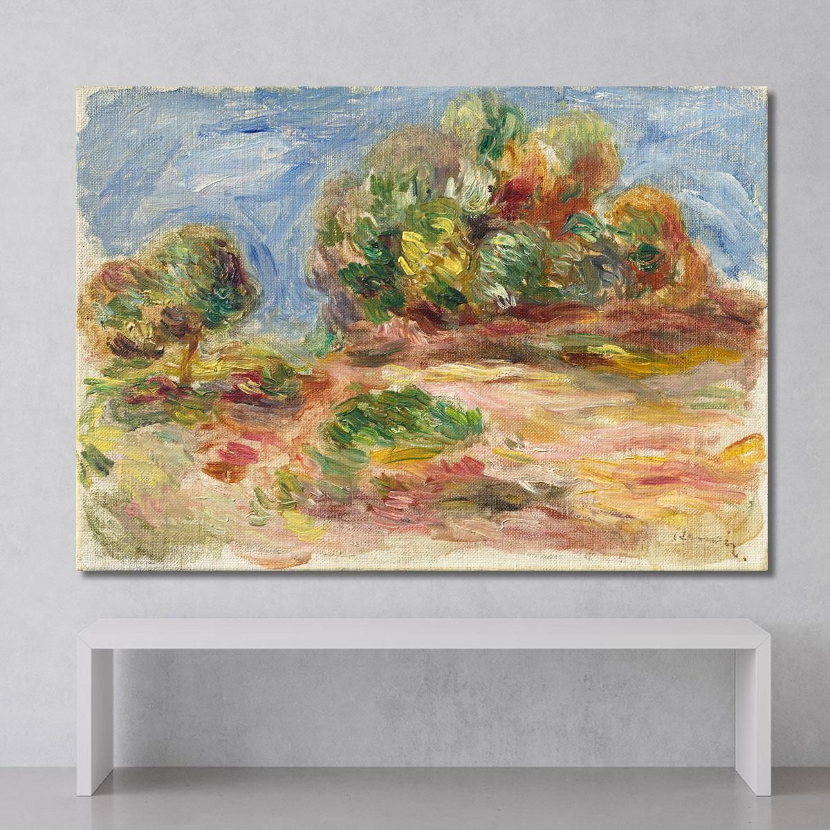Landscape Of Cagnes Pierre-Auguste Renoir par63 canvas print 