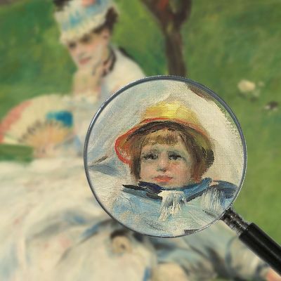 Madame Monet And Her Son 1874 Pierre-Auguste Renoir par67 canvas print