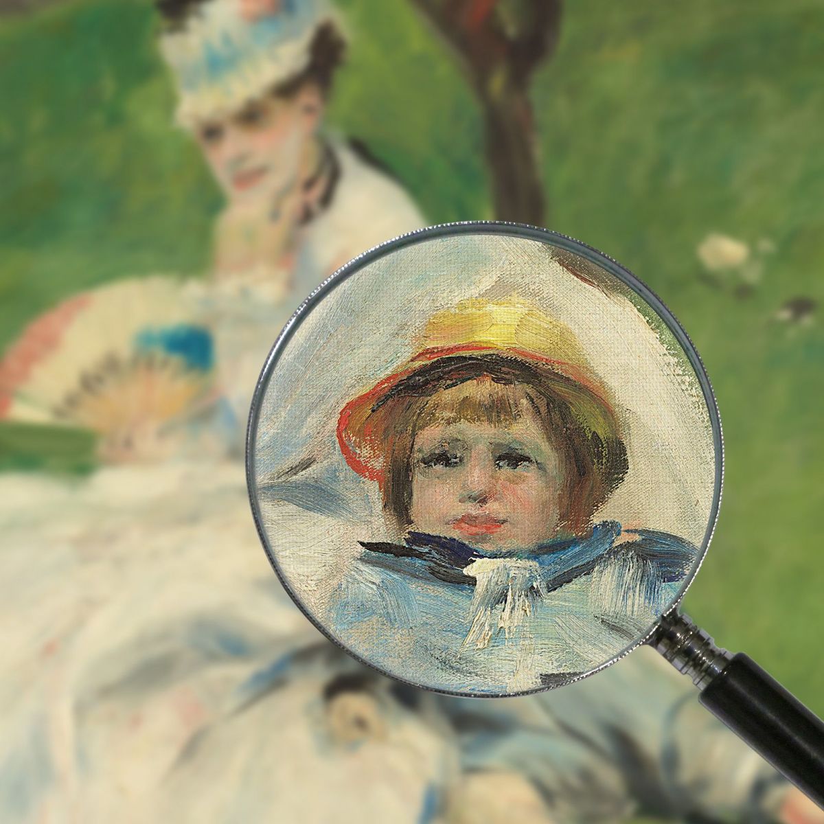 Madame Monet And Her Son 1874 Pierre-Auguste Renoir par67 canvas print