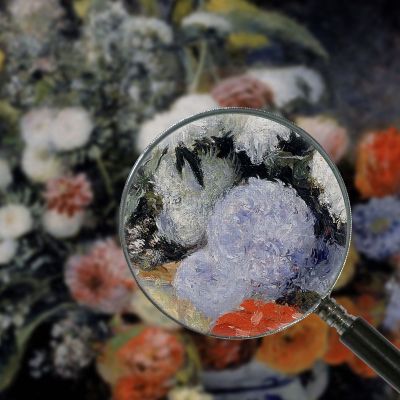 Mixed Flowers In An Earthenware Pot 1869 Pierre-Auguste Renoir par69 canvas print