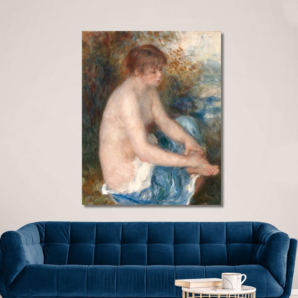 Petit Not Blue Pierre-Auguste Renoir par77 canvas print 