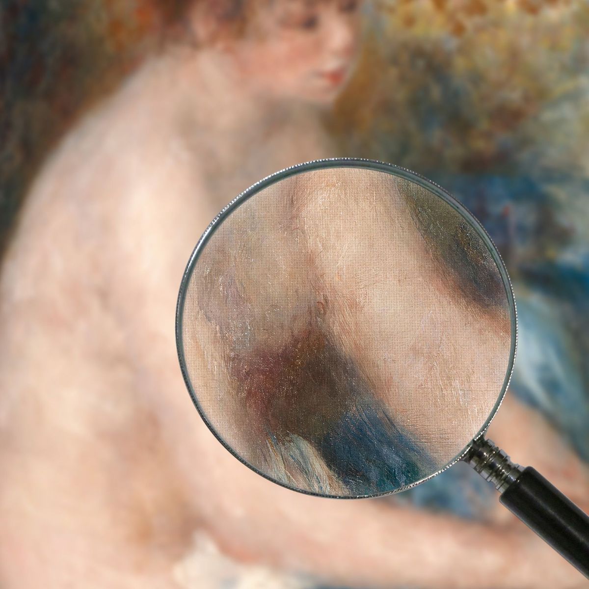 Petit Not Blue Pierre-Auguste Renoir par77 canvas print