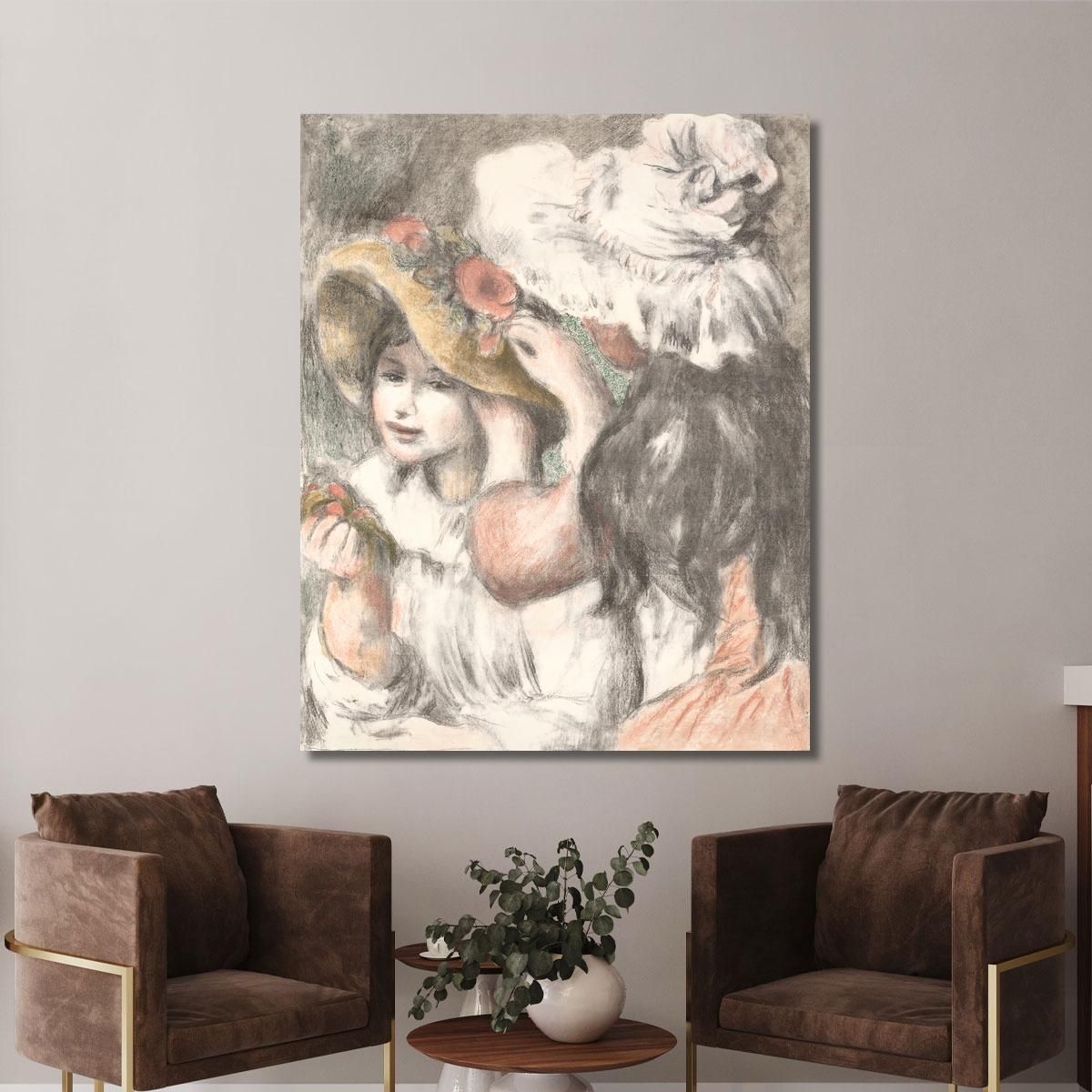 Pinning The Hat 1898 Pierre-Auguste Renoir par78 canvas print 