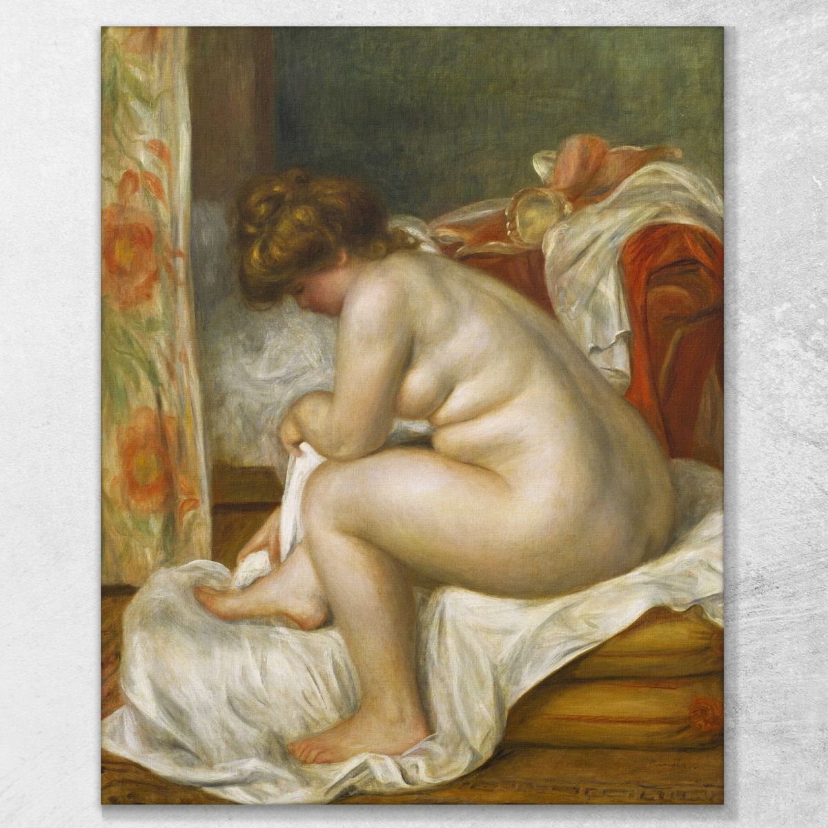 Woman After Bath Pierre-Auguste Renoir par84 canvas print 