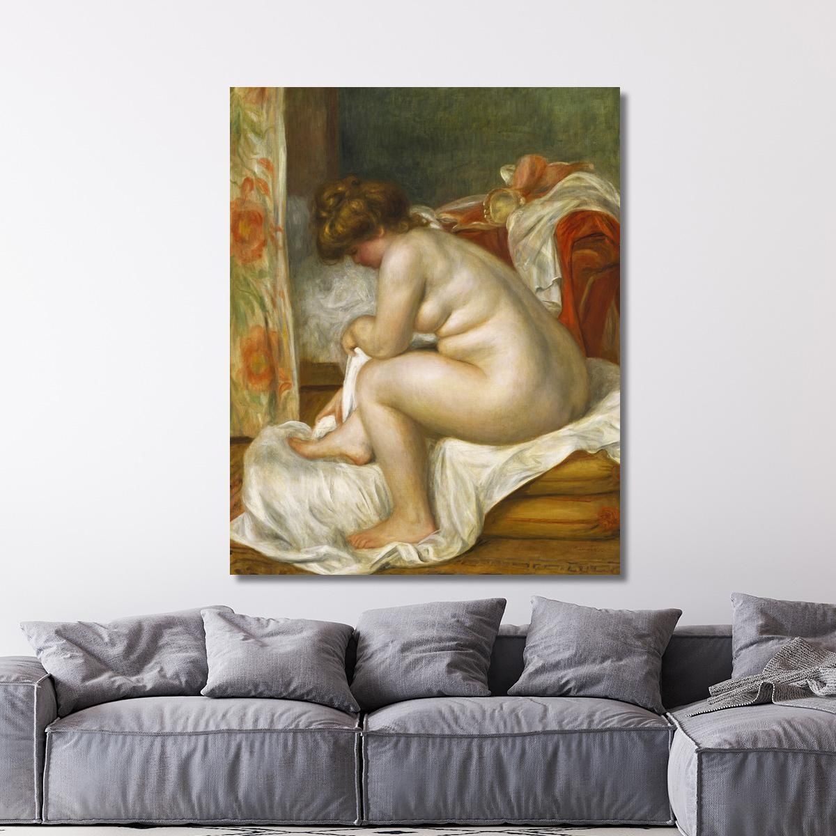 Woman After Bath Pierre-Auguste Renoir par84 canvas print 