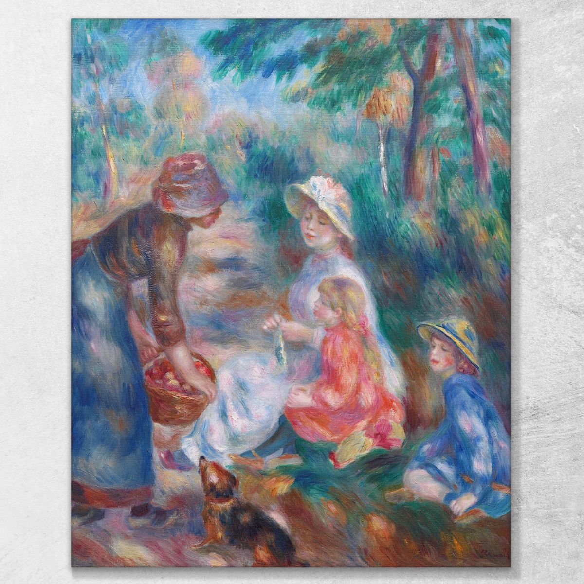The Apple Seller Pierre-Auguste Renoir par85 canvas print 