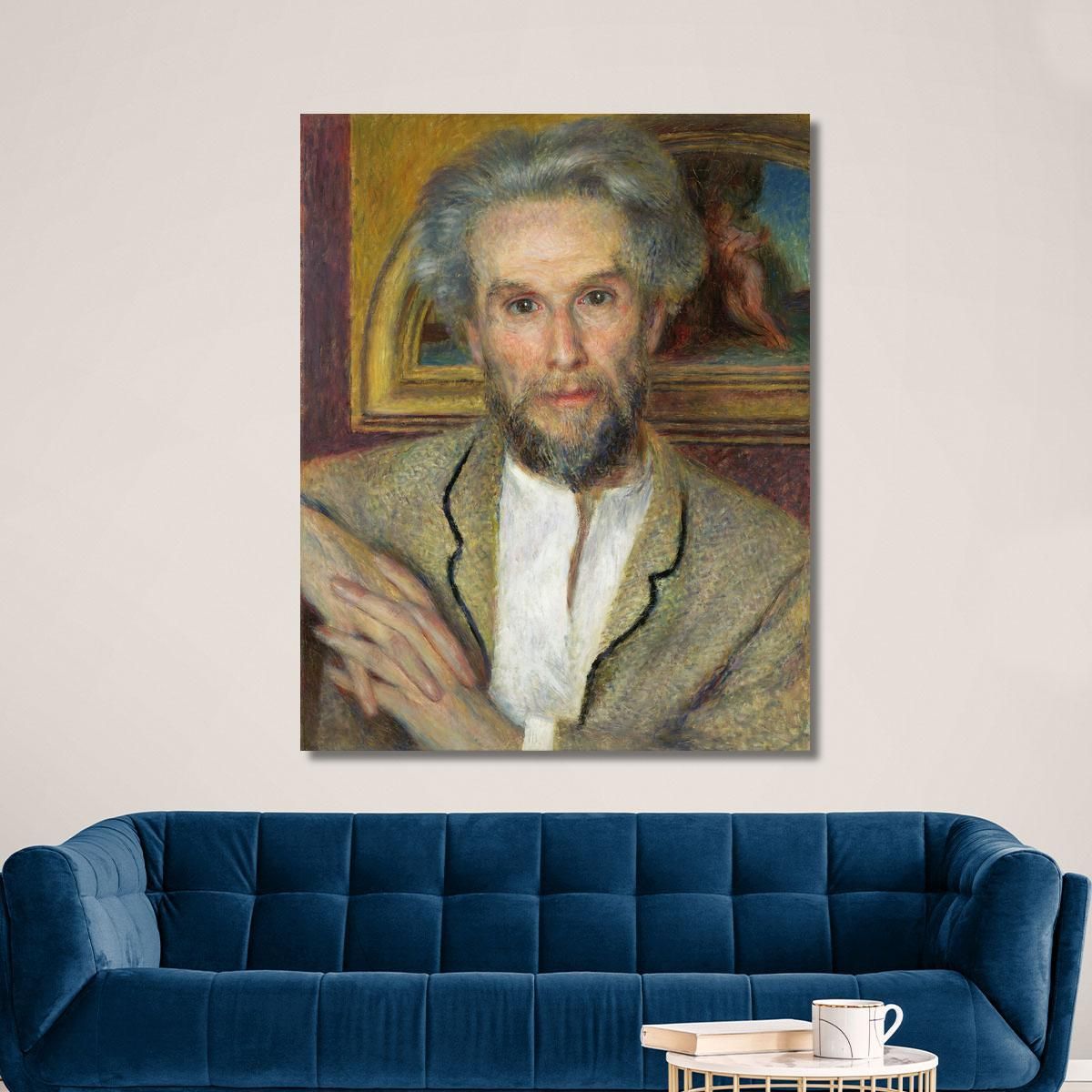Victor Choquet Pierre-Auguste Renoir par87 canvas print 
