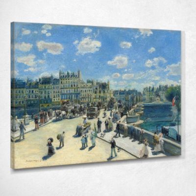 Pont Neuf Paris 1872 Pierre-Auguste Renoir par88 canvas print 