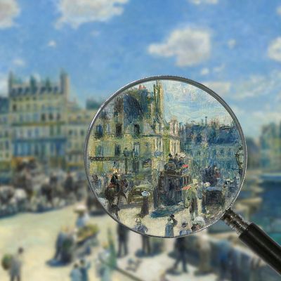 Pont Neuf Paris 1872 Pierre-Auguste Renoir par88 canvas print