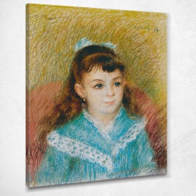 Portrait Of A Young Girl Elisabeth Maître 1879 Pierre-Auguste Renoir par89 canvas print 