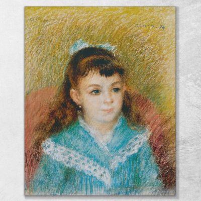 Portrait Of A Young Girl Elisabeth Maître 1879 Pierre-Auguste Renoir par89 canvas print 