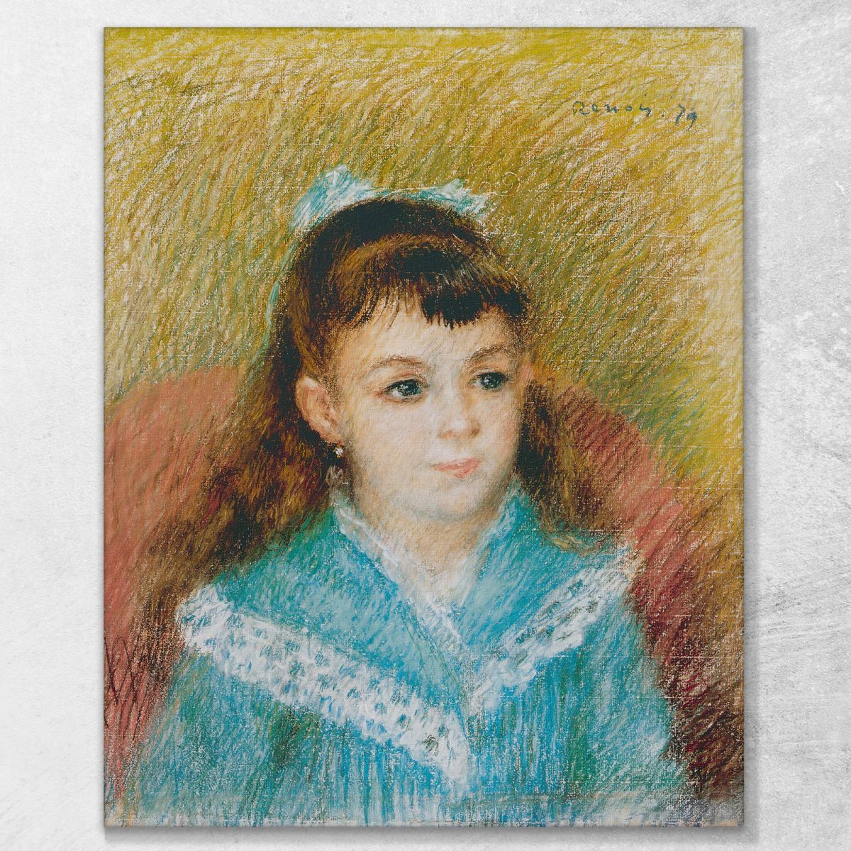 Portrait Of A Young Girl Elisabeth Maître 1879 Pierre-Auguste Renoir par89 canvas print 