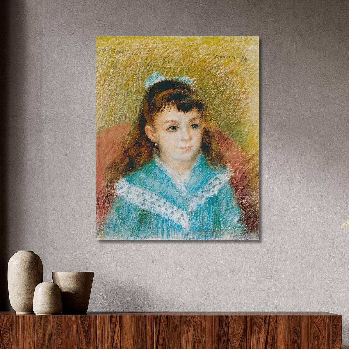 Portrait Of A Young Girl Elisabeth Maître 1879 Pierre-Auguste Renoir par89 canvas print 