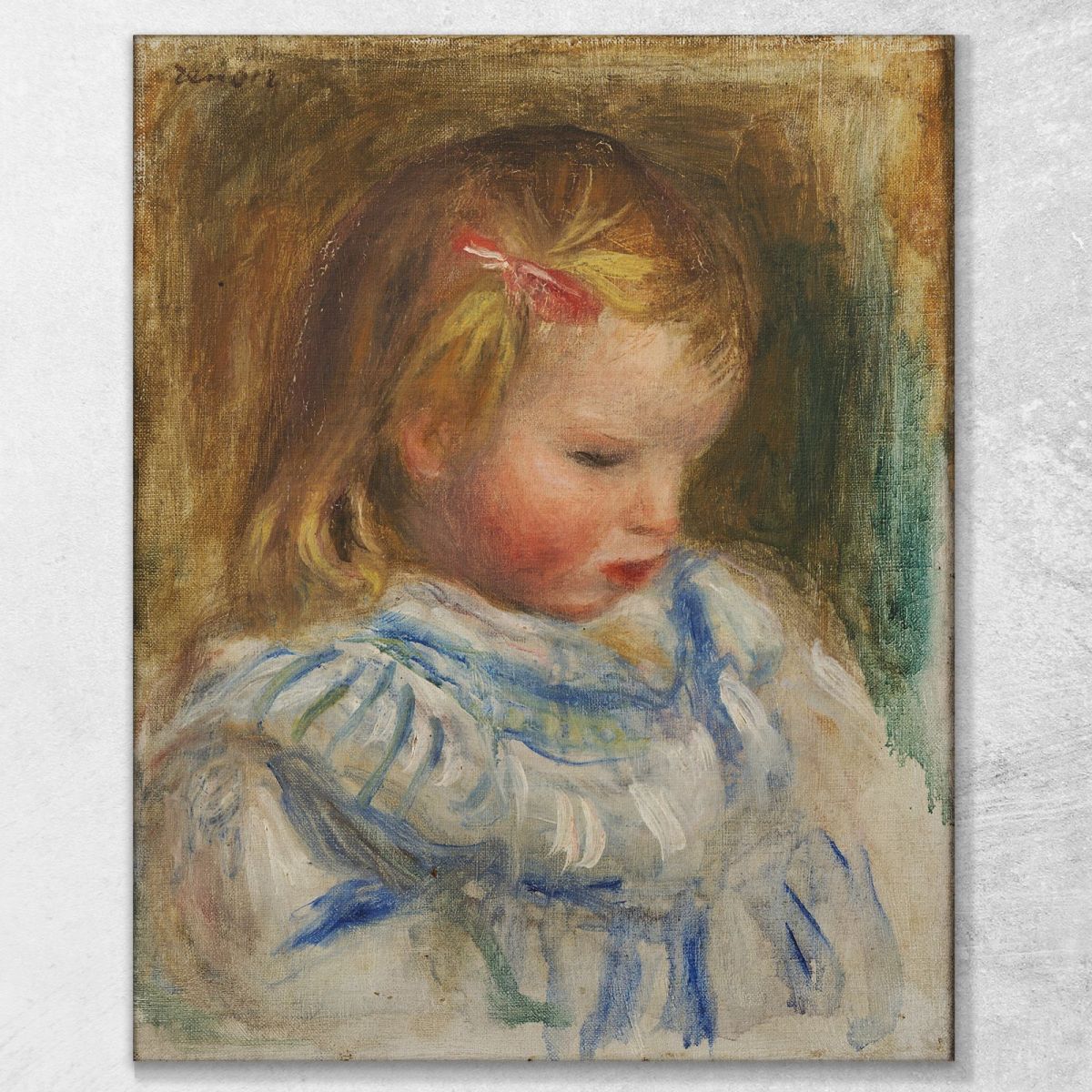 Portrait Of Coco Claude Renoir Pierre-Auguste Renoir par92 canvas print 